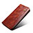 Coque Portefeuille Livre Cuir Etui Clapet B04S pour Samsung Galaxy S21 FE 5G Marron