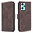 Coque Portefeuille Livre Cuir Etui Clapet B05F pour Oppo A96 4G Marron