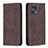 Coque Portefeuille Livre Cuir Etui Clapet B05F pour Oppo Find X5 Pro 5G Marron