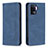 Coque Portefeuille Livre Cuir Etui Clapet B05F pour Oppo Reno5 F Bleu