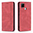 Coque Portefeuille Livre Cuir Etui Clapet B05F pour Realme 7i RMX2193 Rouge