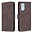 Coque Portefeuille Livre Cuir Etui Clapet B05F pour Samsung Galaxy A52 4G Marron