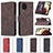 Coque Portefeuille Livre Cuir Etui Clapet B05F pour Samsung Galaxy M12 Petit