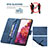 Coque Portefeuille Livre Cuir Etui Clapet B05F pour Samsung Galaxy S20 FE 4G Petit