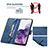 Coque Portefeuille Livre Cuir Etui Clapet B05F pour Samsung Galaxy S20 Petit