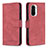 Coque Portefeuille Livre Cuir Etui Clapet B05F pour Xiaomi Poco F3 5G Rouge