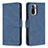 Coque Portefeuille Livre Cuir Etui Clapet B05F pour Xiaomi Poco M5S Bleu