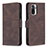 Coque Portefeuille Livre Cuir Etui Clapet B05F pour Xiaomi Poco M5S Marron