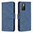 Coque Portefeuille Livre Cuir Etui Clapet B05F pour Xiaomi Redmi 10 4G Bleu