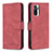 Coque Portefeuille Livre Cuir Etui Clapet B05F pour Xiaomi Redmi Note 10 4G Rouge