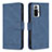 Coque Portefeuille Livre Cuir Etui Clapet B05F pour Xiaomi Redmi Note 10 Pro 4G Bleu