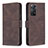 Coque Portefeuille Livre Cuir Etui Clapet B05F pour Xiaomi Redmi Note 11 Pro 4G Marron