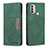 Coque Portefeuille Livre Cuir Etui Clapet B06F pour Motorola Moto E30 Vert