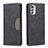 Coque Portefeuille Livre Cuir Etui Clapet B06F pour Motorola Moto E32s Noir