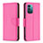 Coque Portefeuille Livre Cuir Etui Clapet B06F pour Nokia G11 Rose Rouge