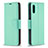 Coque Portefeuille Livre Cuir Etui Clapet B06F pour Samsung Galaxy A02 Vert