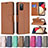 Coque Portefeuille Livre Cuir Etui Clapet B06F pour Samsung Galaxy A03s Petit