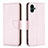 Coque Portefeuille Livre Cuir Etui Clapet B06F pour Samsung Galaxy A04 4G Or Rose