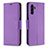 Coque Portefeuille Livre Cuir Etui Clapet B06F pour Samsung Galaxy A04s Violet