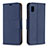 Coque Portefeuille Livre Cuir Etui Clapet B06F pour Samsung Galaxy A10e Bleu