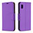 Coque Portefeuille Livre Cuir Etui Clapet B06F pour Samsung Galaxy A10e Violet