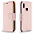 Coque Portefeuille Livre Cuir Etui Clapet B06F pour Samsung Galaxy A10s Or Rose