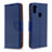 Coque Portefeuille Livre Cuir Etui Clapet B06F pour Samsung Galaxy A11 Bleu