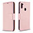 Coque Portefeuille Livre Cuir Etui Clapet B06F pour Samsung Galaxy A11 Or Rose