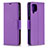 Coque Portefeuille Livre Cuir Etui Clapet B06F pour Samsung Galaxy A12 5G Violet