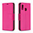 Coque Portefeuille Livre Cuir Etui Clapet B06F pour Samsung Galaxy A20e Rose Rouge