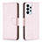 Coque Portefeuille Livre Cuir Etui Clapet B06F pour Samsung Galaxy A23 4G Or Rose