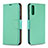 Coque Portefeuille Livre Cuir Etui Clapet B06F pour Samsung Galaxy A30S Vert