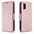 Coque Portefeuille Livre Cuir Etui Clapet B06F pour Samsung Galaxy A31 Or Rose