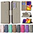 Coque Portefeuille Livre Cuir Etui Clapet B06F pour Samsung Galaxy A34 5G Petit