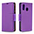 Coque Portefeuille Livre Cuir Etui Clapet B06F pour Samsung Galaxy A40 Violet