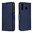 Coque Portefeuille Livre Cuir Etui Clapet B06F pour Samsung Galaxy A40s Bleu