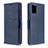 Coque Portefeuille Livre Cuir Etui Clapet B06F pour Samsung Galaxy A51 5G Bleu
