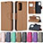 Coque Portefeuille Livre Cuir Etui Clapet B06F pour Samsung Galaxy A52 4G Petit