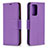 Coque Portefeuille Livre Cuir Etui Clapet B06F pour Samsung Galaxy A52 4G Violet