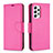 Coque Portefeuille Livre Cuir Etui Clapet B06F pour Samsung Galaxy A53 5G Rose Rouge