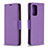 Coque Portefeuille Livre Cuir Etui Clapet B06F pour Samsung Galaxy A72 4G Violet