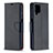 Coque Portefeuille Livre Cuir Etui Clapet B06F pour Samsung Galaxy F12 Noir