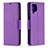 Coque Portefeuille Livre Cuir Etui Clapet B06F pour Samsung Galaxy F12 Violet