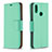 Coque Portefeuille Livre Cuir Etui Clapet B06F pour Samsung Galaxy M01s Vert