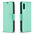 Coque Portefeuille Livre Cuir Etui Clapet B06F pour Samsung Galaxy M02 Vert