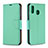 Coque Portefeuille Livre Cuir Etui Clapet B06F pour Samsung Galaxy M10S Vert