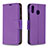 Coque Portefeuille Livre Cuir Etui Clapet B06F pour Samsung Galaxy M20 Violet