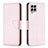 Coque Portefeuille Livre Cuir Etui Clapet B06F pour Samsung Galaxy M33 5G Or Rose