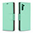 Coque Portefeuille Livre Cuir Etui Clapet B06F pour Samsung Galaxy Note 10 5G Vert