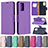 Coque Portefeuille Livre Cuir Etui Clapet B06F pour Samsung Galaxy Note 20 5G Petit